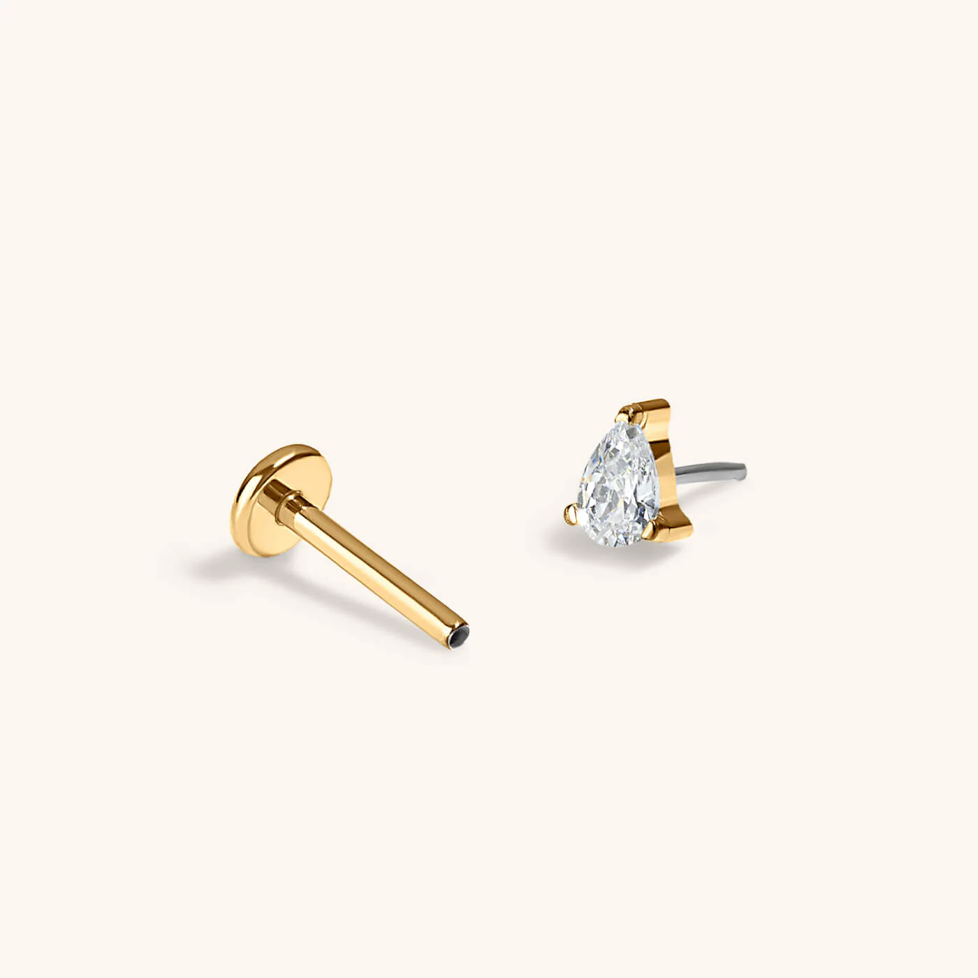 Crystal Pear Nap Earrings - Image 8