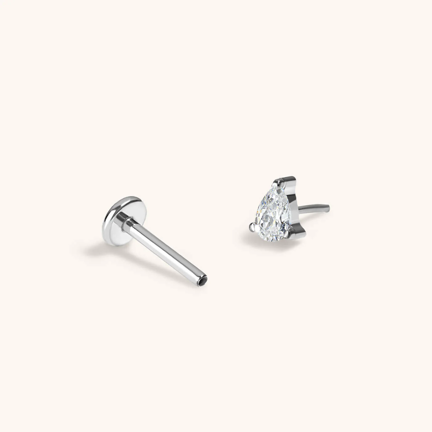 Crystal Pear Nap Earrings - Image 10